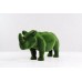 Фигура из искусственной травы - носорог