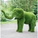 Фігура зі штучної трави - слон маленький