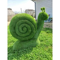 Фигуры из искусственной травы - улитка 3
