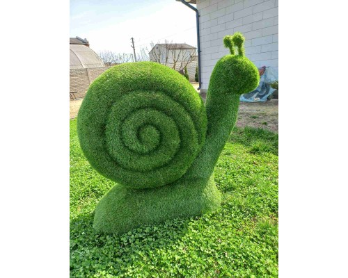 Фигуры из искусственной травы - улитка 3