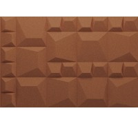 Объемные пробковые плитки 3D формы комплект Lisboa Terracotta