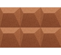 Об'ємні коркові плитки 3D форми Ramp Terracotta