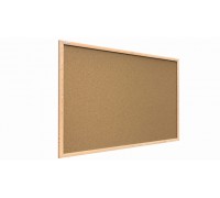 Пробковая доска в деревянном обрамлении 90*60 мм