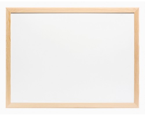 Сухостиральная-магнитная доска в деревянном обрамлении 80*50 мм