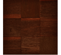 Мозаика деревянная 3D серия «MAXI квадрат» Brown Rough