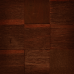 Мозаика деревянная 3D серия «MAXI квадрат» Brown Rough