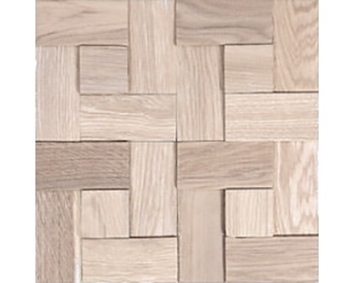 Мозаїка дерев'яна 3D серія "комбо" Дуб white