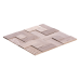 Мозаика деревянная 3D серия «комбо» Дуб white