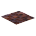 Мозаика деревянная 3D серия «квадрат» Дуб thermo