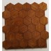 Мозаїка дерев'яна серія "соти" z6 Дуб