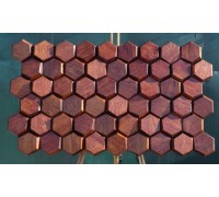 Мозаика деревянная 3D серия "соты" z7 Дуб
