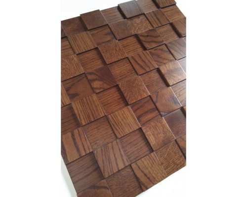 Мозаика деревянная 3D серия "квадрат" z1 Дуб