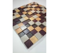 Мозаика деревянная 3D серия "квадрат" z5 Дуб