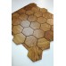 Мозаика деревянная серия "соты" z6 Дуб