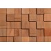 Мозаика деревянная 3D серия «квадрат» Бук