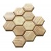Мозаика деревянная 3D серия «сота»