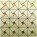 Мозаїка алюмінієва 1172 золото зі стразами