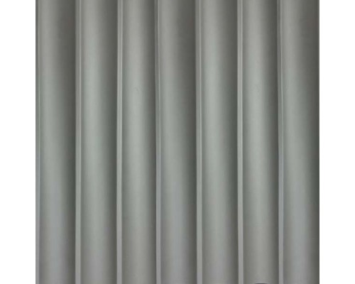 Стеновые панели 3D из МДФ в пленке AGT Волна Темно-серый шелк RAL7005