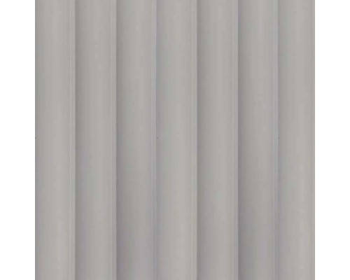 Стінові 3D панелі з МДФ в плівці AGT Хвиля Світло-сірий шовк RAL7032
