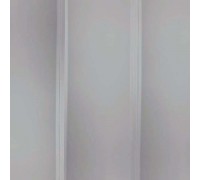 Стеновые панели 3D из МДФ в пленке AGT Волна широкая 729 Светло-серый шелк (RAL 7032)