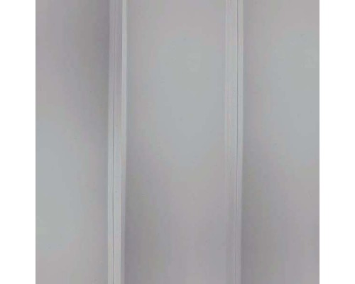 Стінові 3D панелі з МДФ в плівці AGT Хвиля широка 729 Світло-сірий шовк (RAL 7032)