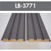 Стеновые панели 3D из МДФ в пленке AGT Полосы Темно-серый шелк RAL 7005