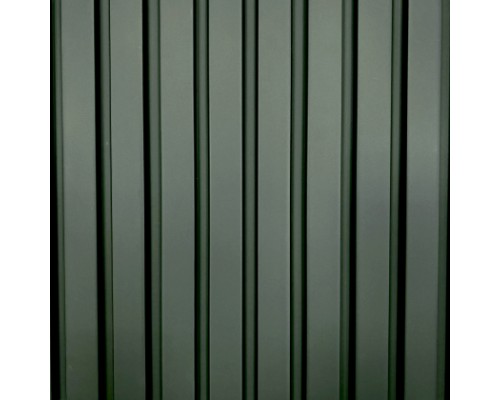 Стінові 3D панелі з МДФ в плівці AGT Смуги 3027 Forest Green