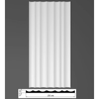 Полиуретановая 3D панель 376 волна гибкая