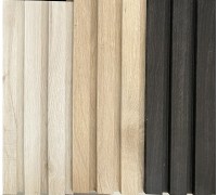 Стінові 3D панелі з МДФ в плівці "рейка" болтон