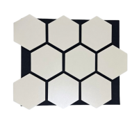 Стеновая акустическая панель в виде "соты" HEXAGON декор beige