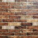 Стеновые 3D панели на самоклейке под екатеринославский кирпич №179 коричневый