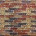 Стінові 3D панелі на самоклейці під катеринославська цеглу №47 бежево-коричневий