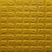 Стінові 3D панелі на самоклейці під цеглу №11/1 золотий