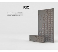 Стінові 3D панелі з МДФ в плівці Rio