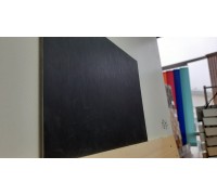 Стеновая декоративная панель 714 монохром черный