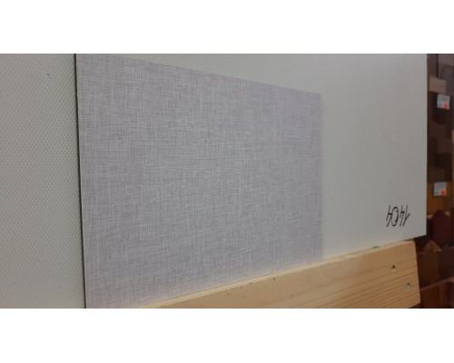 Стеновая декоративная панель A86 ткань серая