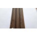 Стеновые панели 3D из МДФ в пленке Полосы №2 oak shamoni dark