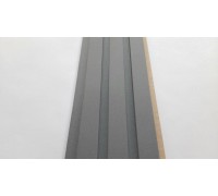 Стінові 3D панелі з МДФ в плівці Смуги №2 Titan
