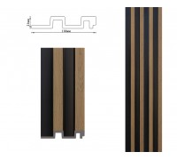 Стінові панелі 3D полімерні Umi серії 116мм під рейки
