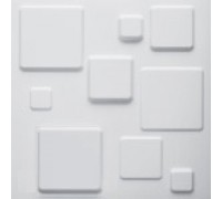 Гипсовая плитка серия 3D Squares