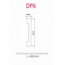 Плинтус Damar DP6 99 мм белый