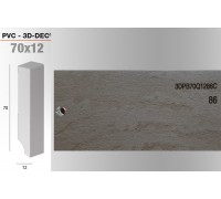 Плінтус De Checchi Luciano до LVT/SPC покриття 3D-DEC 3DPB70Q1286C бетон