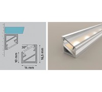 Профиль алюминиевый угловой для LED подсветки Cezar 1417
