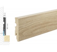 Плинтус Cezar MDF 80мм декор 366