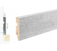 Плинтус Cezar MDF 80мм декор 367