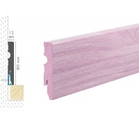 Плинтус Cezar MDF 80мм декор 368