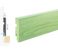 Плинтус Cezar MDF 80мм декор 370