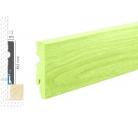 Плинтус Cezar MDF 80мм декор 374