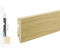 Плинтус Cezar MDF 80мм декор 376