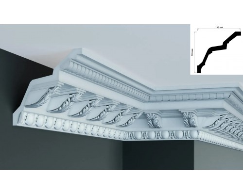 Карниз Elite с орнаментом на профиле C919